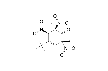 4-TERT.-BUTYL-2,6-DIMETHYL-R-2,TRANS-5,TRANS-6-TRINITROCYCLOHEX-3-ENONE