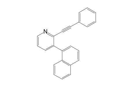 3-(Naphthalen-1-yl)-2-(phenylethynyl)pyridine