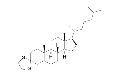 (8R,9S,10S,13R,14S,17R)-10,13-dimethyl-17-[(2R)-6-methylheptan-2-yl]spiro[1,2,4,5,6,7,8,9,11,12,14,15,16,17-tetradecahydrocyclopenta[a]phenanthrene-3,2'-1,3-dithiolane]