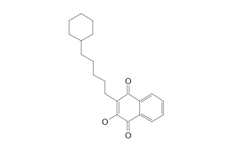 3-[5-Cyclohexylpentyl]-2-hydroxy-1,4-naphthoquinone