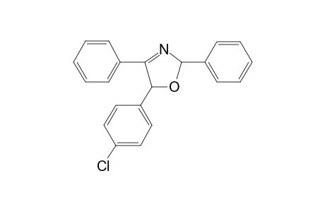 Oxazole, 5-(4-chlorophenyl)-2,5-dihydro-2,4-diphenyl-