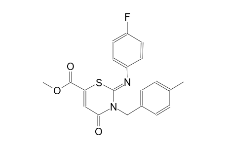 2H-1,3-thiazine-6-carboxylic acid, 2-[(4-fluorophenyl)imino]-3,4-dihydro-3-[(4-methylphenyl)methyl]-4-oxo-, methyl ester, (2Z)-