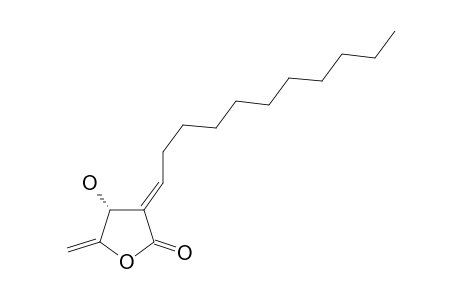 SUBAMOLIDE-E;(4R,3E)-4-HYDROXY-5-METHYLENE-3-UNDECYLIDENE-DIHYDROFURAN-2-ONE