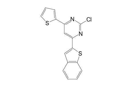 4-(1-benzothiophen-2-yl)-2-chloranyl-6-thiophen-2-yl-pyrimidine