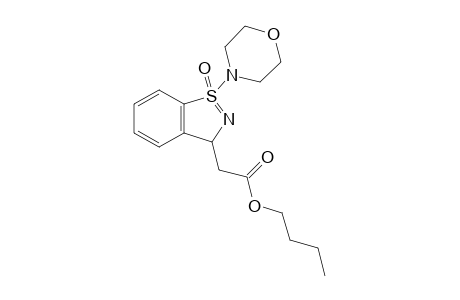 Butyl 2-(1-morpholino-1-oxido-3H-1.lambda.4-benzo[d]isothiazol-3-yl)acetate