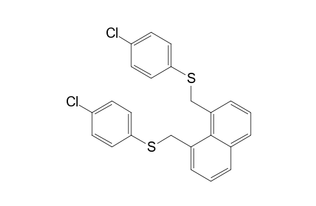 Naphthalene, 1,8-bis[[(4-chlorophenyl)thio]methyl]-