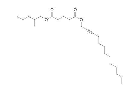 Glutaric acid, tridec-2-yn-1-yl 2-methylpentyl ester