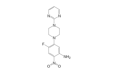 Piperazine, 1-(5-amino-2-fluoro-4-nitrophenyl)-4-(2-pyrimidyl)-