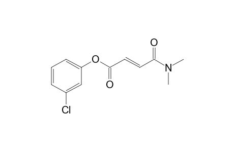 Fumaric acid, monoamide, N,N-dimethyl-, 3-chlorophenyl ester