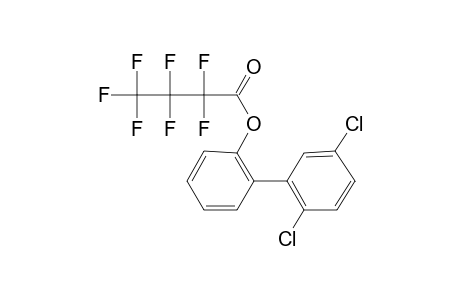 2-Hydroxy-2',5'-dichlorobiphenyl, heptafluorobutyrate