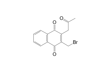 2-(bromomethyl)-3-(2-oxidanylidenepropyl)naphthalene-1,4-dione