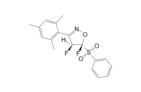 (cis)-4,5-Difluoro-3-mesityl-5-(phenylsulfonyl)isoxazoline