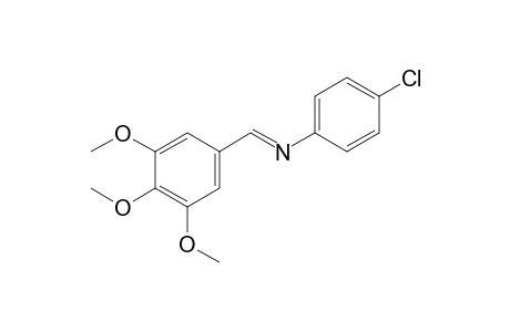 p-chloro-N-(3,4,5-trimethoxybenzylidene)aniline