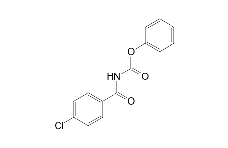 (p-chlorobenzoyl)carbamic acid, phenyl ester