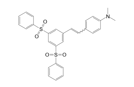 N,N-dimethyl-2',4'-bis(phenylsulfonyl)-4-stilbenamine