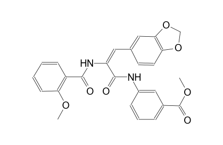 benzoic acid, 3-[[(2E)-3-(1,3-benzodioxol-5-yl)-2-[(2-methoxybenzoyl)amino]-1-oxo-2-propenyl]amino]-, methyl ester