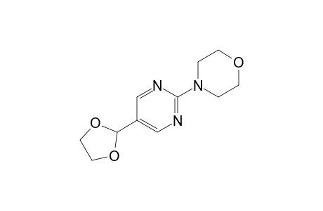 4-(5-(1,3-dioxolan-2-yl)pyrimidin-2-yl)morpholine