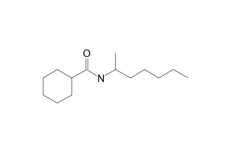 Cyclohexanecarboxamide, N-hept-2-yl-