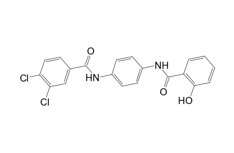 N1-[4-[(2-hydroxybenzoyl)amino]phenyl]-3,4-dichlorobenzamide