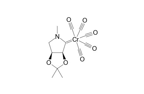 Pentacarbonyl[1,4-dideoxy-2,3-O-isopropylidene-1,4-(methylimino)-D-erythro-furanosylidene]chromum