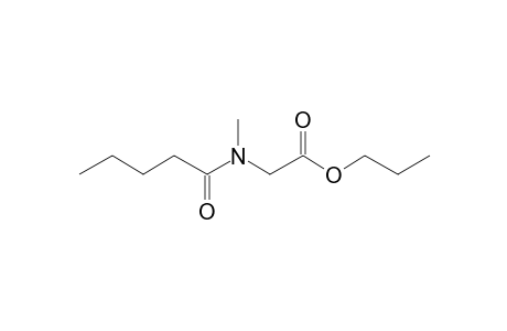 Sarcosine, N-valeryl-, propyl ester