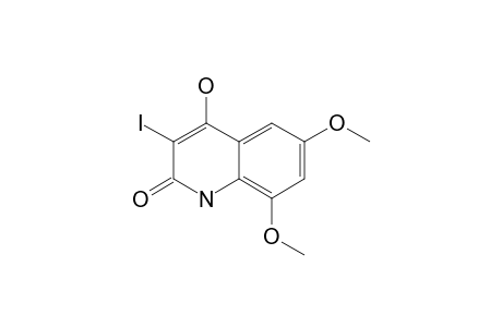 4-HYDROXY-3-IOD-6,8-DIMETHOXY-CHINOLIN-2(1H)-ONE