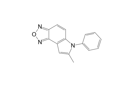 6-PHENYL-7-METHYL-6-H-PYRROLO-[3.2-E]-2.1.3-BENZOXADIAZOLE