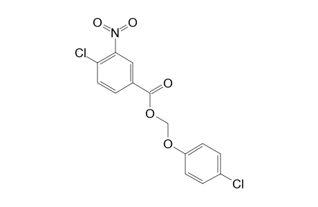 4-chloro-3-nitrobenzoic acid, (p-chlorophenoxy)methyl ester