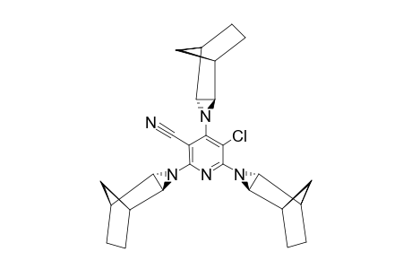 2,4,6-TRIS-(3-AZATRICYCLO-[3.2.1.0]-OCT-3-YL)-3-CHLORO-5-CYANOPYRIDINE