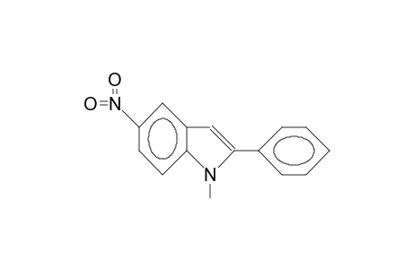 1-Methyl-2-phenyl-5-nitro-indole
