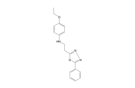 2-(2-p-phenetidinoethyl)-5-phenyl-1,3,4-oxadiazole