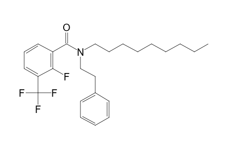 Benzamide, 2-fluoro-3-trifluoromethyl-N-(2-phenylethyl)-N-nonyl-