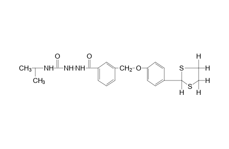 1-{alpha-[p-(1,3-dithiolan-2-yl)phenoxy]-m-toluoyl}-4-isopropylsemicarbazide