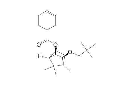 3-Cyclohexene-1-carboxylic acid, 3-(2,2-dimethylpropoxy)-4,7,7-trimethylbicyclo[2.2.1]hept-2-yl ester, [1S-[1.alpha.,2.alpha.(S*),3.alpha.,4.alpha.]]-