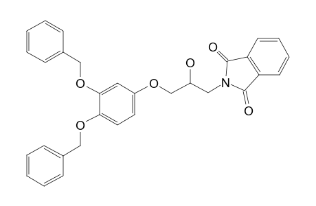 2-Benzazole-1,3-dione, N-[2-hydroxy-3-(3,4-dibenzyloxy)phenyloxy]-