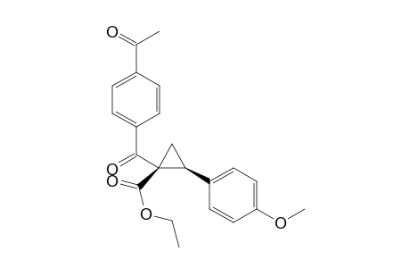 Ethyl cis-1-(4-acetylbenzoyl)-2-(4-methoxyphenyl)cyclopropane-1-carboxylate