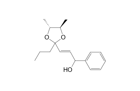 (4R,5R)-2-(3-Hydroxy-3-phenyl-1-propenyl)-4,5-dimethyl-2-propyl-1,3-dioxolane isomer