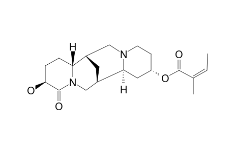 CAJANIFOLINE;3-BETA-HYDROXYLUPANINE-13-ALPHA-O-ANGELATE;(Z)-2-METHYL-2-BUTENOIC-ACID-[2S-(2-ALPHA,7-BETA,7A-BETA,10-BETA,14-BETA,14A-ALPHA)]-DODECA