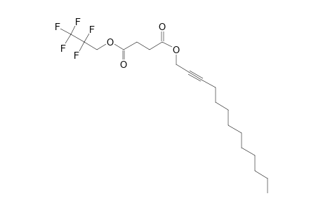 Succinic acid, tridec-2-yn-1-yl 2,2,3,3,3-pentafluoropropyl ester