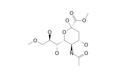 METHYL-5-ACETAMIDO-9-O-METHYL-3,5-DIDEOXY-D-GLYCERO-BETA-D-GALACTO-2-NONULOPYRANOSYLONATE