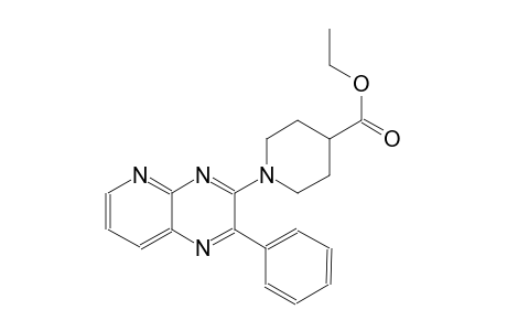 4-piperidinecarboxylic acid, 1-(2-phenylpyrido[2,3-b]pyrazin-3-yl)-, ethyl ester