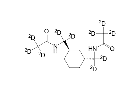 Acetamide-2,2,2-D3, N,N'-[1,3-cyclohexanediylbis(methylene-D2)]bis-, trans-