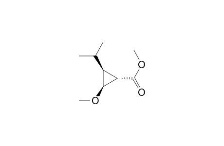 Methyl 2-isopropyl-3-methoxy-cyclopropanecarboxylate