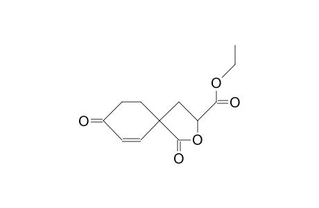 (3RS,5SR)-1,8-DIOXO-2-OXASPIRO-[4,5]-DEC-6-EN-CARBONSAEUREETHYLESTER