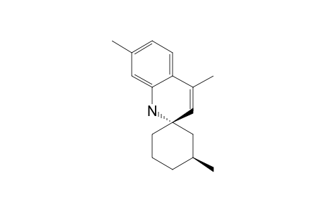 (1R,3R)-3,4',7'-TRIMETHYLSPIRO-[CYCLOHEXAN-1,2'(1'H)-CHINOLINE]