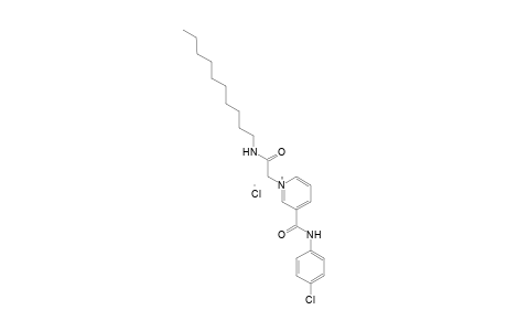 3-[(p-chlorophenyl)carbamoyl]-1-[(decylcarbamoyl)methyl]pyridinium chloride