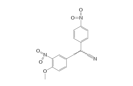 3-(4-METHOXY-3-NITROPHENYL)-2-(p-NITROPHENYL)ACRYLONITRILE