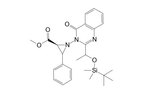 (S)-N-[2-[1-(tert-Butyldimethylsiloxy)ethyl]-4-(3H)-oxoquinazolin-3-yl]-2-(methoxycarbonyl)-3-phenylaziridine