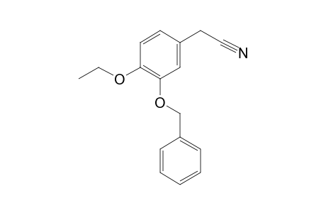 3-Benzyloxy-4-ethoxyphenylacetonitrile