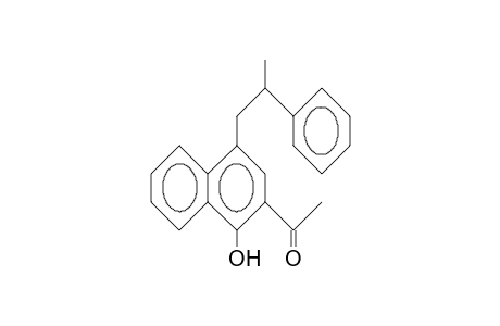 2-Acetyl-4-(2-phenyl-propyl)-1-naphthol